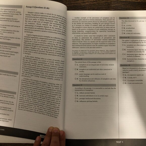 Examkrackers MCAT 101 Critical Analysis & Reasoning Skills (EK CARS) New Edition - Picture 6 of 6